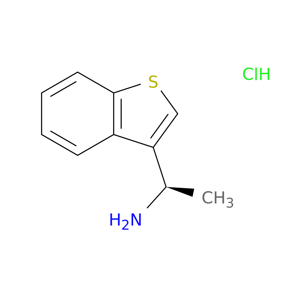 (1R)-1-(1-benzothiophen-3-yl)ethan-1-amine hydrochloride