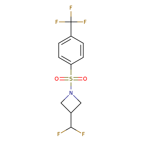 3-(difluoromethyl)-1-[4-(trifluoromethyl)benzenesulfonyl]azetidine