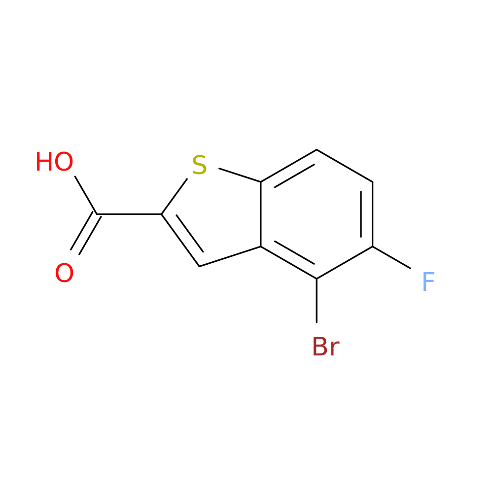 4-bromo-5-fluoro-benzothiophene-2-carboxylic acid