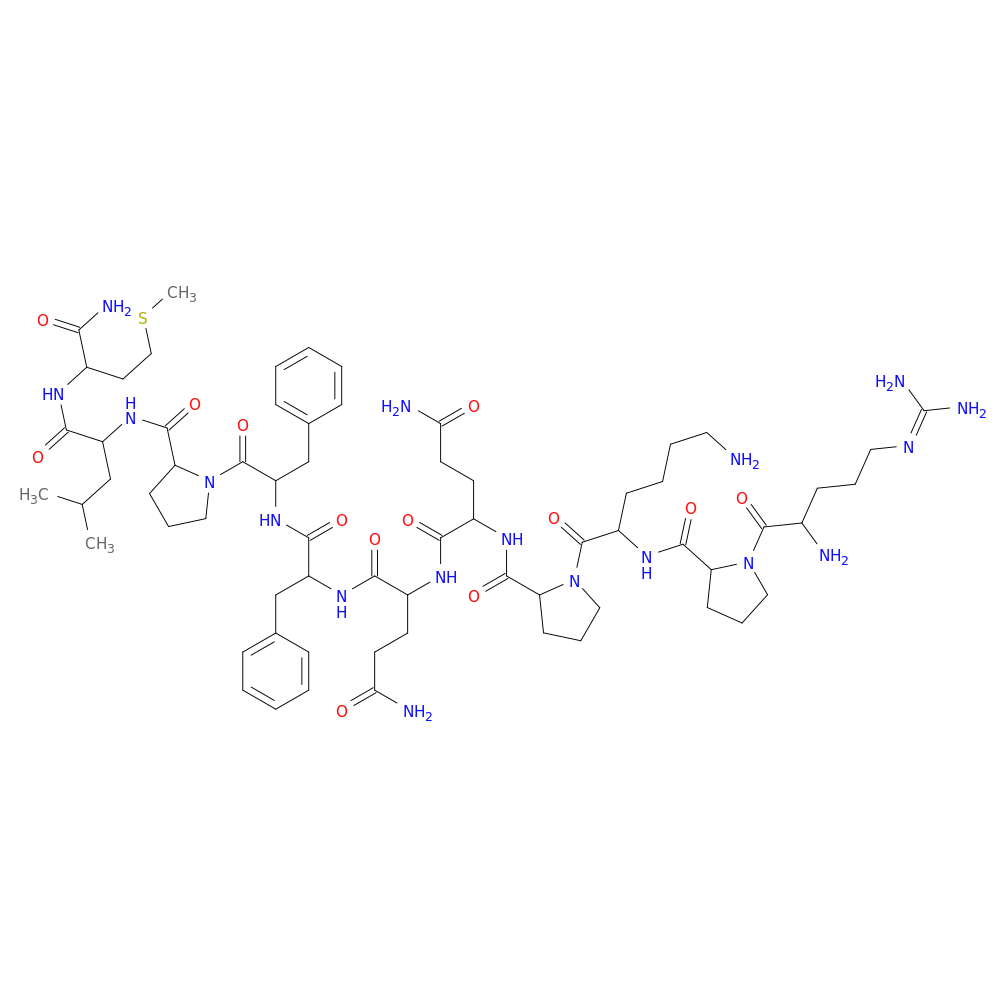 2-[[1-[6-amino-2-[[1-[2-amino-5-(diaminomethylideneamino)pentanoyl]pyrrolidine-2-carbonyl]amino]hexanoyl]pyrrolidine-2-carbonyl]amino]-N-[5-amino-1-[[1-[[1-[2-[[1-[(1-amino-4-methylsulfanyl-1-oxobutan-2-yl)amino]-4-methyl-1-oxopentan-2-yl]carbamoyl]pyrrolidin-1-yl]-1-oxo-3-phenylpropan-2-yl]amino]-1-oxo-3-phenylpropan-2-yl]amino]-1,5-dioxopentan-2-yl]pentanediamide