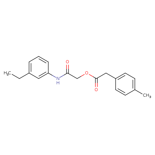 [(3-ethylphenyl)carbamoyl]methyl 2-(4-methylphenyl)acetate