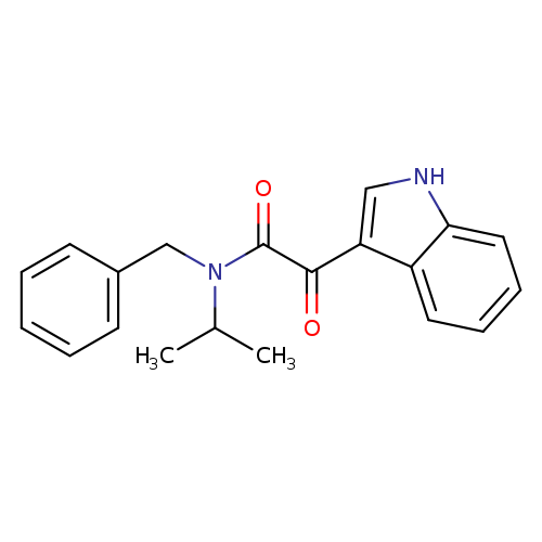 N-benzyl-2-(1H-indol-3-yl)-2-oxo-N-(propan-2-yl)acetamide