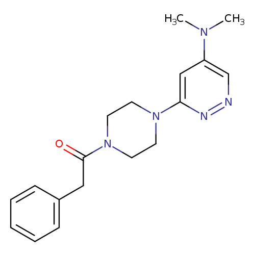 1-{4-[5-(dimethylamino)pyridazin-3-yl]piperazin-1-yl}-2-phenylethan-1-one