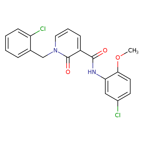 N-(5-chloro-2-methoxyphenyl)-1-[(2-chlorophenyl)methyl]-2-oxo-1,2-dihydropyridine-3-carboxamide