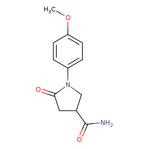 1-(4-methoxyphenyl)-5-oxopyrrolidine-3-carboxamide
