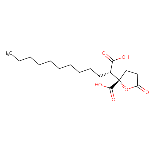 (αS,​2S)​-​2-​Carboxy-​α-​decyltetrahydro-​5-​oxo-​2-​furanacetic acid
