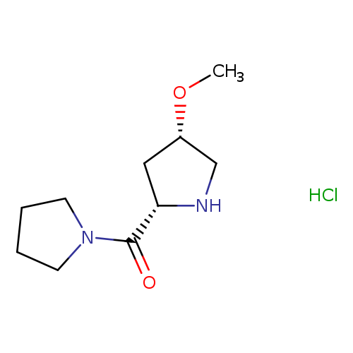 (2S,4S)-4-methoxy-2-(pyrrolidine-1-carbonyl)pyrrolidine hydrochloride