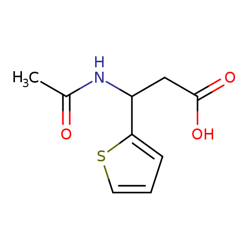 3-acetamido-3-(thiophen-2-yl)propanoic acid