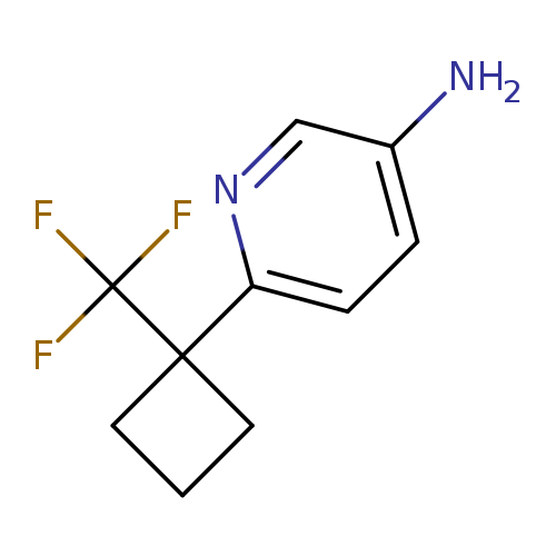 6-[1-(trifluoromethyl)cyclobutyl]pyridin-3-amine