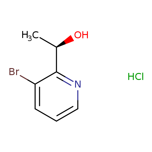 (1R)-1-(3-bromopyridin-2-yl)ethan-1-ol hydrochloride