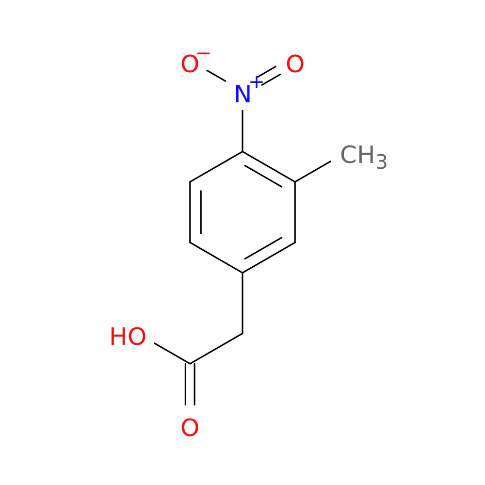 2-(3-Methyl-4-nitrophenyl)acetic acid