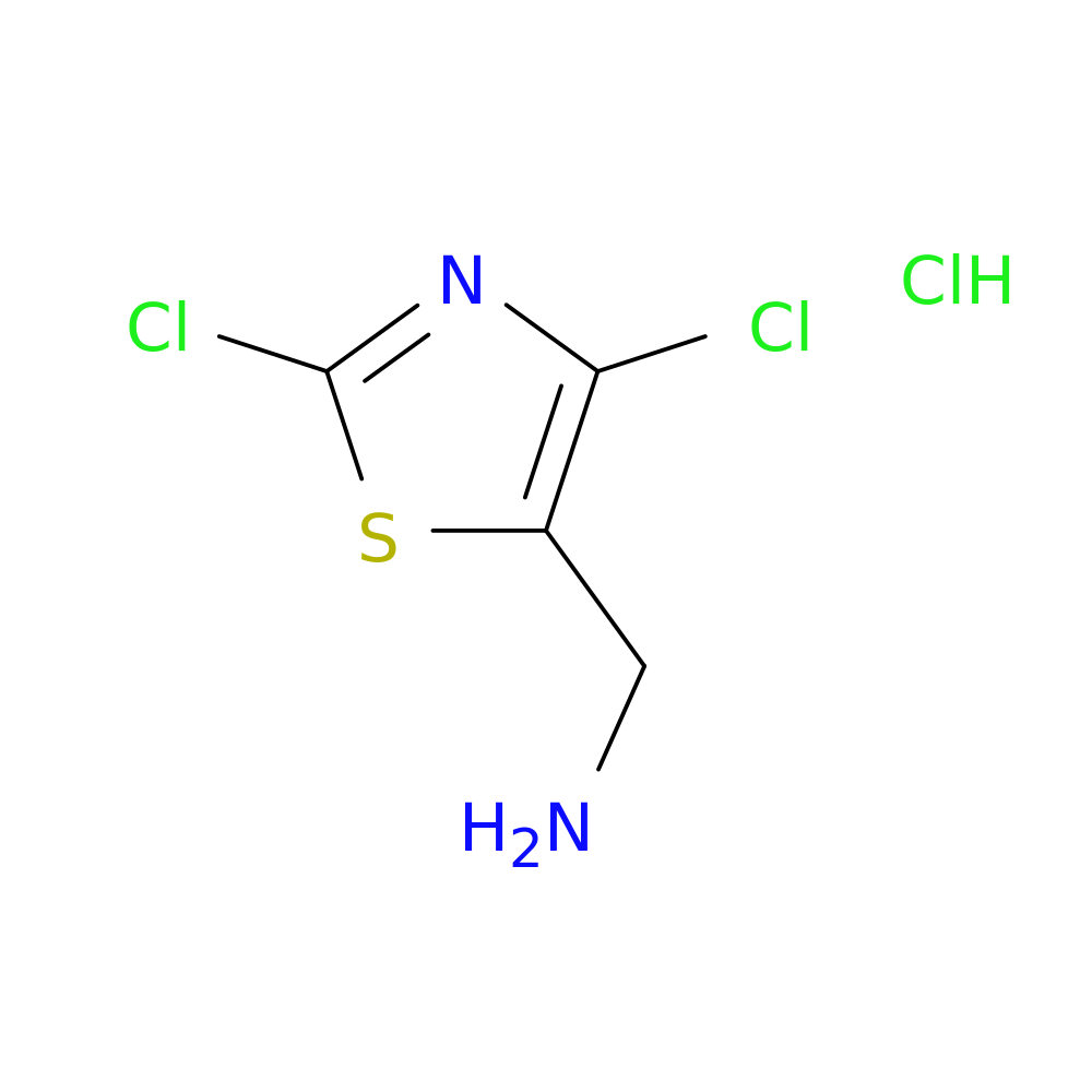 1-(2,4-dichloro-1,3-thiazol-5-yl)methanamine hydrochloride