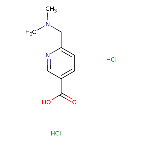 6-[(dimethylamino)methyl]pyridine-3-carboxylic acid dihydrochloride