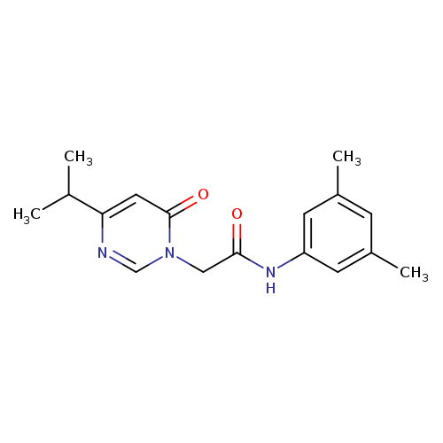 N-(3,5-dimethylphenyl)-2-[6-oxo-4-(propan-2-yl)-1,6-dihydropyrimidin-1-yl]acetamide
