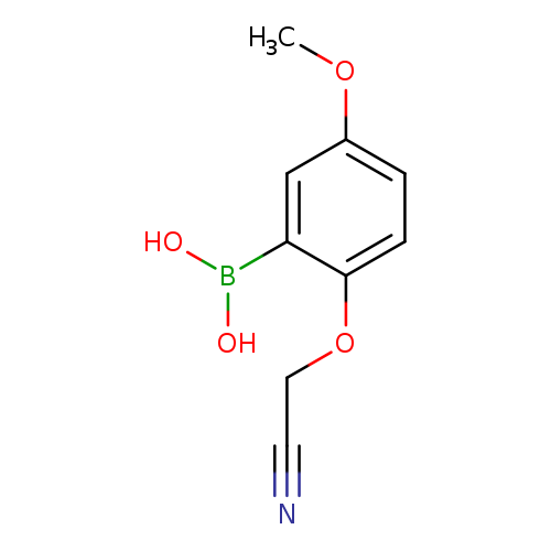 [2-(Cyanomethoxy)-5-methoxyphenyl]boronic acid