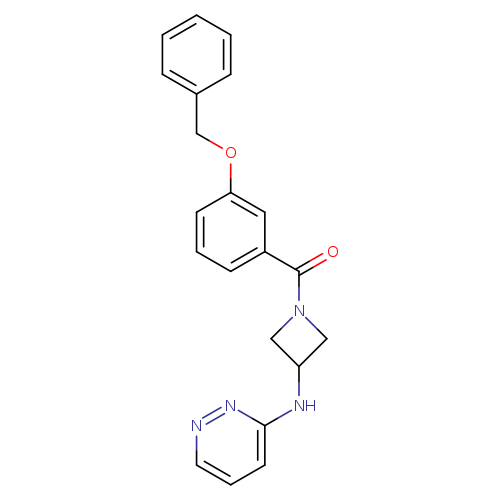 N-{1-[3-(benzyloxy)benzoyl]azetidin-3-yl}pyridazin-3-amine