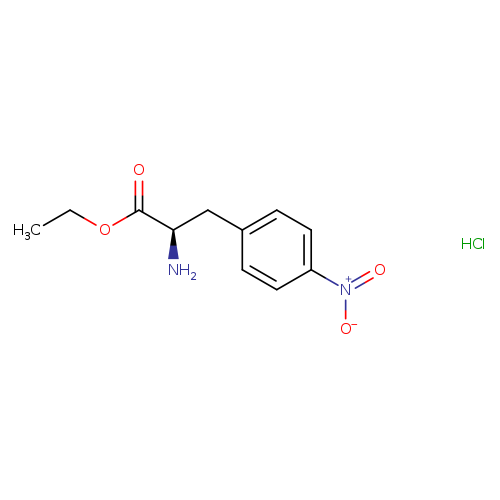 D-Phenylalanine, 4-nitro-, ethyl ester, hydrochloride (1:1)