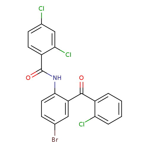 N-[4-bromo-2-(2-chlorobenzoyl)phenyl]-2,4-dichlorobenzamide