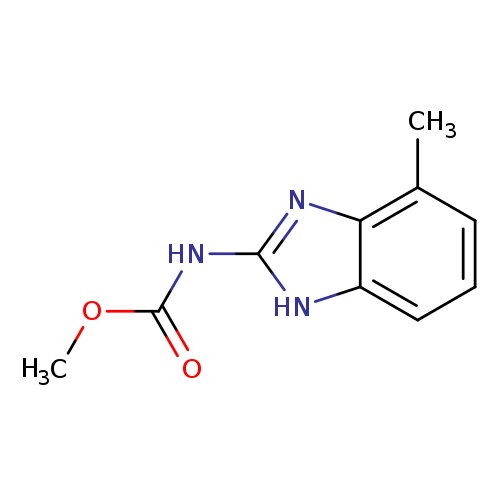 Carbamic acid, (4-methyl-1H-benzimidazol-2-yl)-, methyl ester