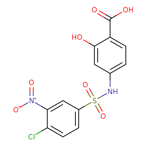 4-(4-Chloro-3-nitrophenylsulfonamido)-2-hydroxybenzoic acid