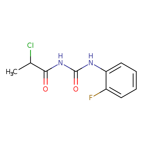 3-(2-chloropropanoyl)-1-(2-fluorophenyl)urea