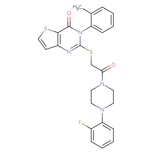 2-({2-[4-(2-fluorophenyl)piperazin-1-yl]-2-oxoethyl}sulfanyl)-3-(2-methylphenyl)-3H,4H-thieno[3,2-d]pyrimidin-4-one