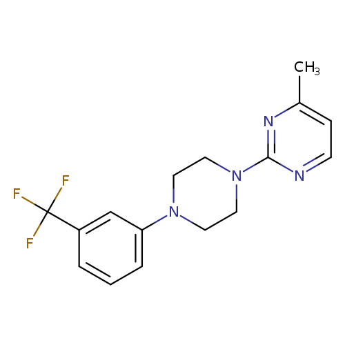 4-methyl-2-{4-[3-(trifluoromethyl)phenyl]piperazin-1-yl}pyrimidine