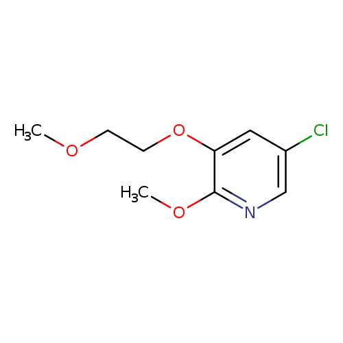 5-Chloro-2-methoxy-3-(2-methoxyethoxy)pyridine