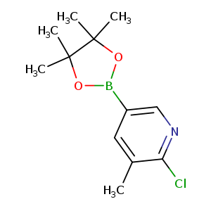 Pyridine, 2-chloro-3-methyl-5-(4,4,5,5-tetramethyl-1,3,2-dioxaborolan-2-yl)-