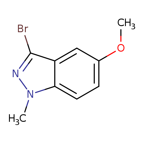 1H-Indazole, 3-bromo-5-methoxy-1-methyl-