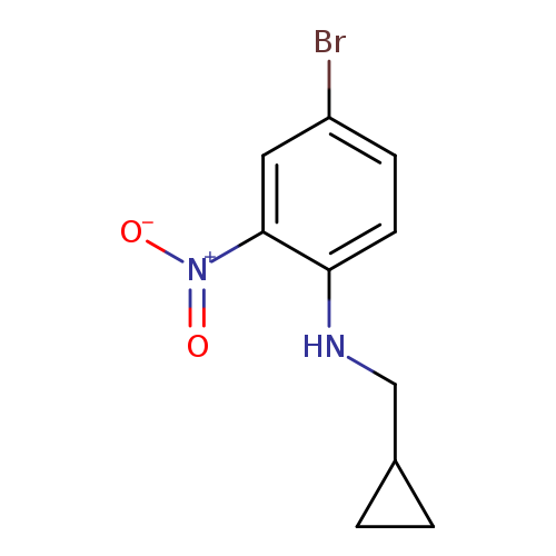 4-Bromo-N-(cyclopropylmethyl)-2-nitroaniline