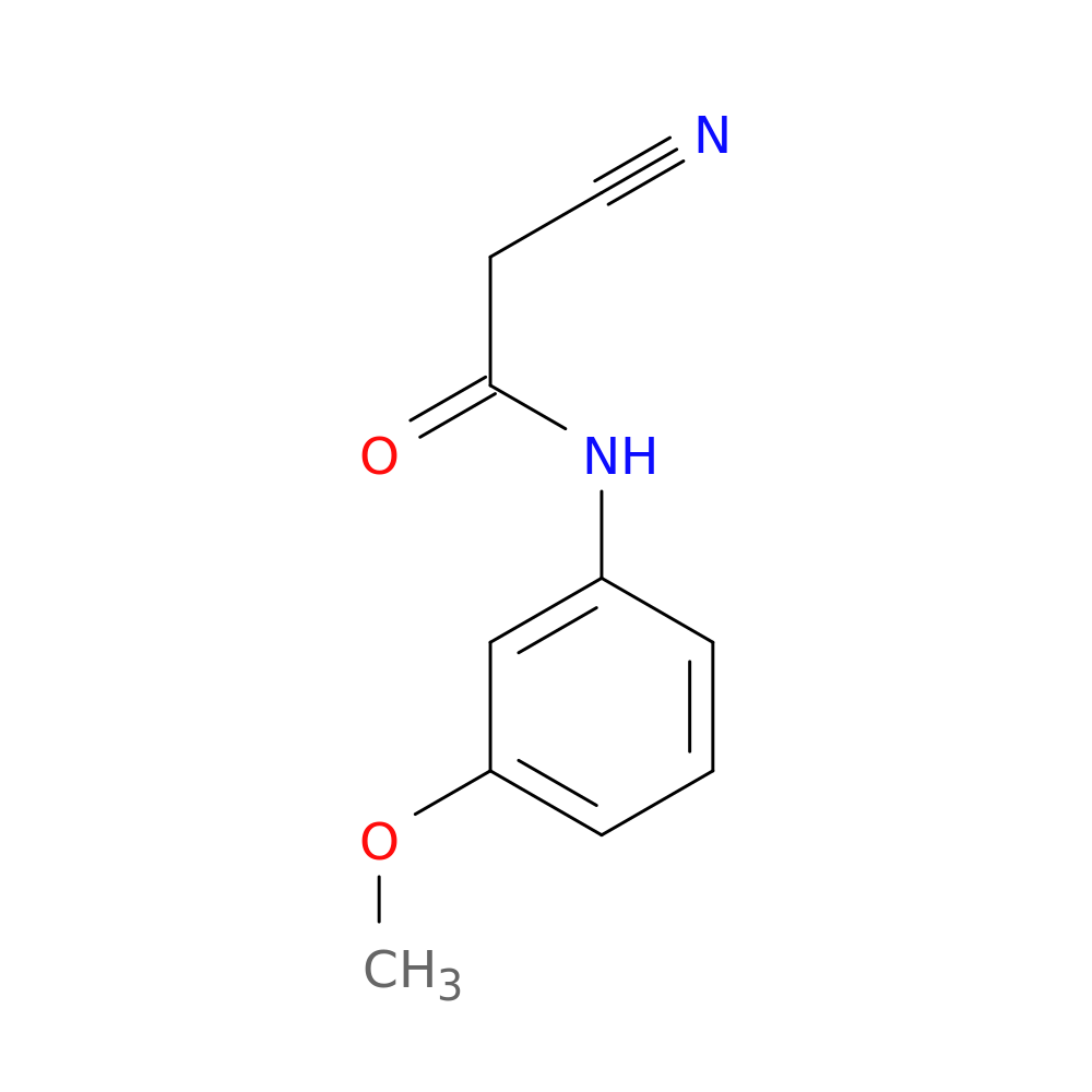 2-Cyano-N-(3-methoxyphenyl)acetamide