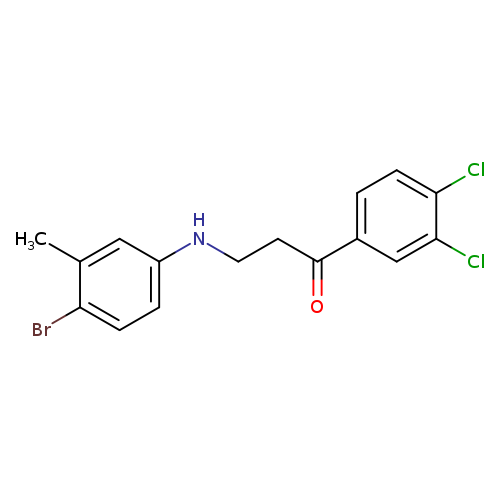 3-((4-Bromo-3-methylphenyl)amino)-1-(3,4-dichlorophenyl)propan-1-one