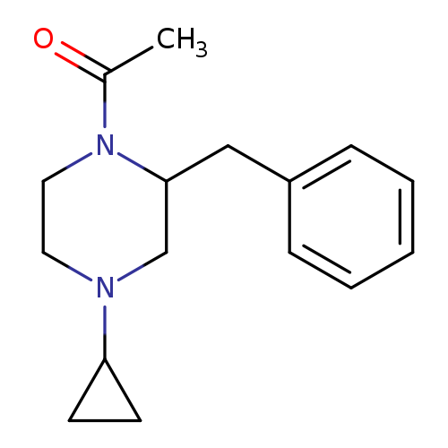1-(2-benzyl-4-cyclopropylpiperazin-1-yl)ethan-1-one