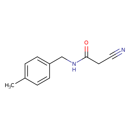 2-Cyano-n-(4-methylbenzyl)acetamide