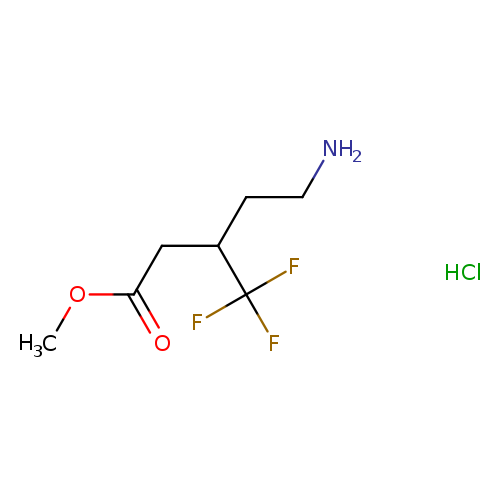 methyl 5-amino-3-(trifluoromethyl)pentanoate hydrochloride