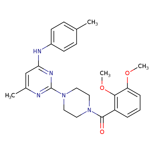 2-[4-(2,3-dimethoxybenzoyl)piperazin-1-yl]-6-methyl-N-(4-methylphenyl)pyrimidin-4-amine