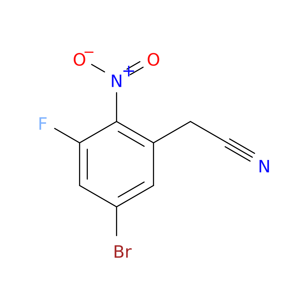 2-(5-Bromo-3-fluoro-2-nitrophenyl)acetonitrile