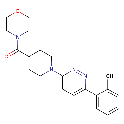 4-{1-[6-(2-methylphenyl)pyridazin-3-yl]piperidine-4-carbonyl}morpholine