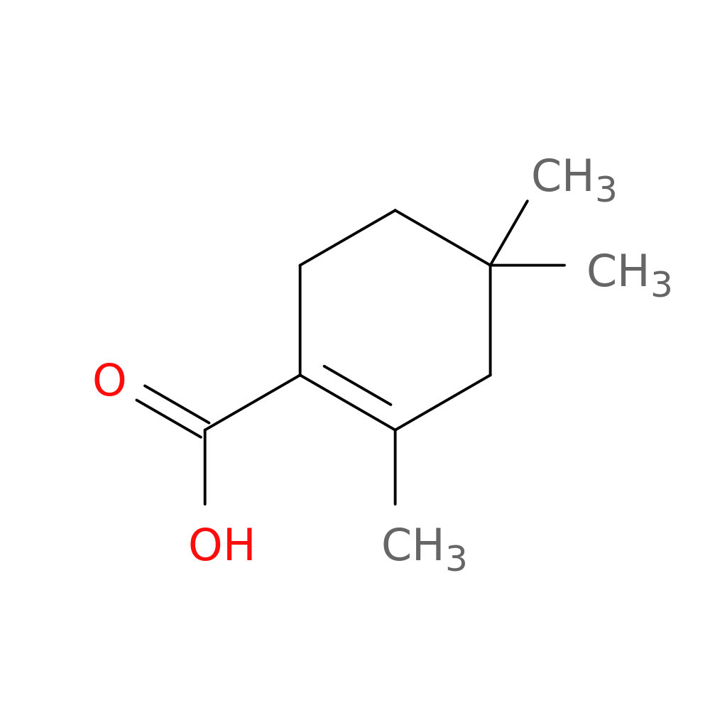 2,4,4-trimethylcyclohex-1-ene-1-carboxylic acid