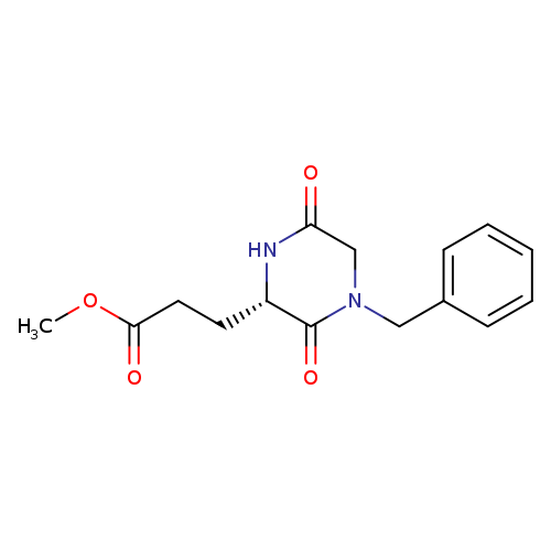 methyl 3-[(2S)-4-benzyl-3,6-dioxopiperazin-2-yl]propanoate