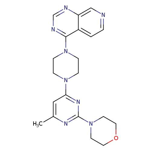 4-[4-methyl-6-(4-{pyrido[3,4-d]pyrimidin-4-yl}piperazin-1-yl)pyrimidin-2-yl]morpholine