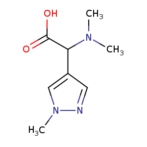 2-(Dimethylamino)-2-(1-methyl-1H-pyrazol-4-yl)acetic acid