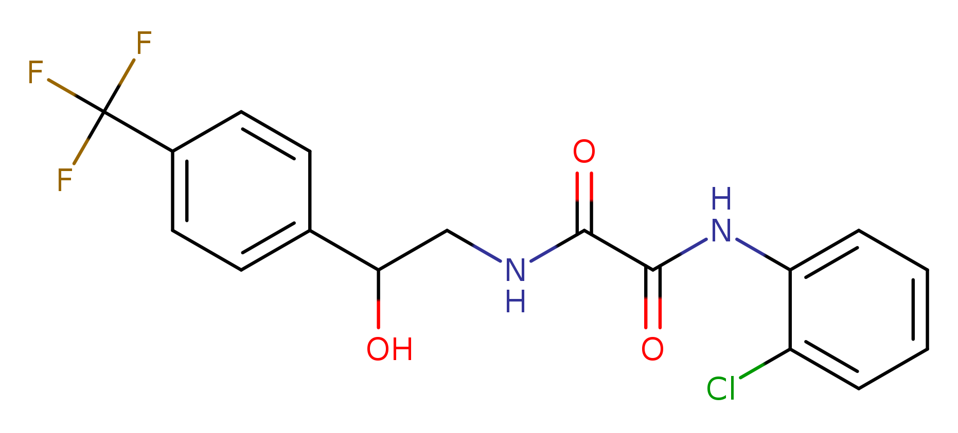 N-(2-chlorophenyl)-N'-{2-hydroxy-2-[4-(trifluoromethyl)phenyl]ethyl}ethanediamide