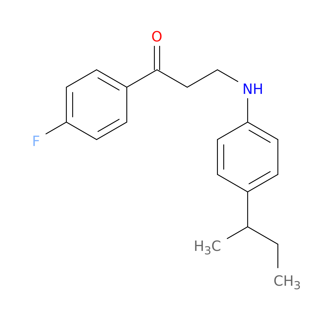 3-{[4-(butan-2-yl)phenyl]amino}-1-(4-fluorophenyl)propan-1-one