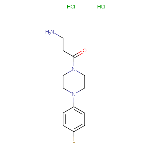3-amino-1-[4-(4-fluorophenyl)piperazin-1-yl]propan-1-one dihydrochloride
