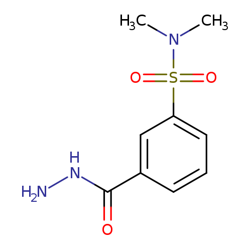 3-(Hydrazinecarbonyl)-N,N-dimethylbenzenesulfonamide