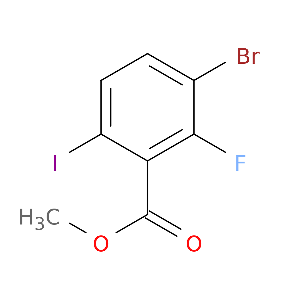 Methyl 3-bromo-2-fluoro-6-iodobenzoate
