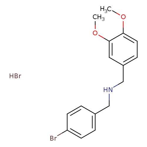 (4-bromobenzyl)(3,4-dimethoxybenzyl)amine hydrobromide