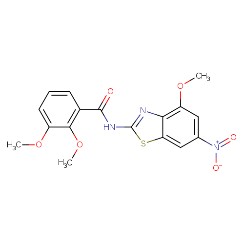 2,3-dimethoxy-N-(4-methoxy-6-nitro-1,3-benzothiazol-2-yl)benzamide